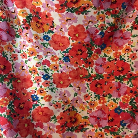 Monday Swimwear Floral One Piece - Red and White - Picture 3 of 6